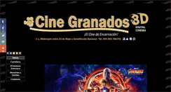 Desktop Screenshot of cinegranados.com